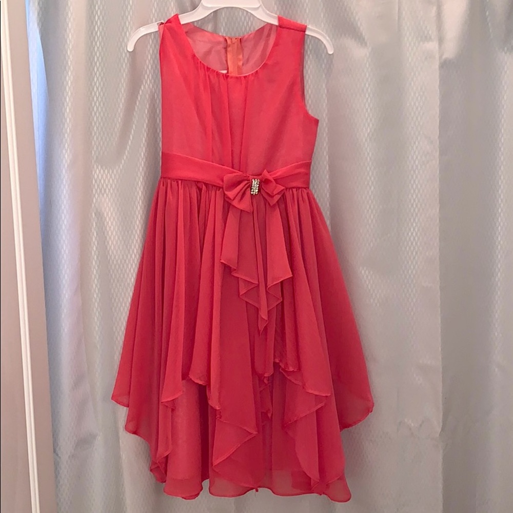 Kiki Girls pink/coral dress